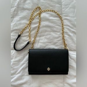Tory Burch Emerson Chain Wallet / Crossbody Bag